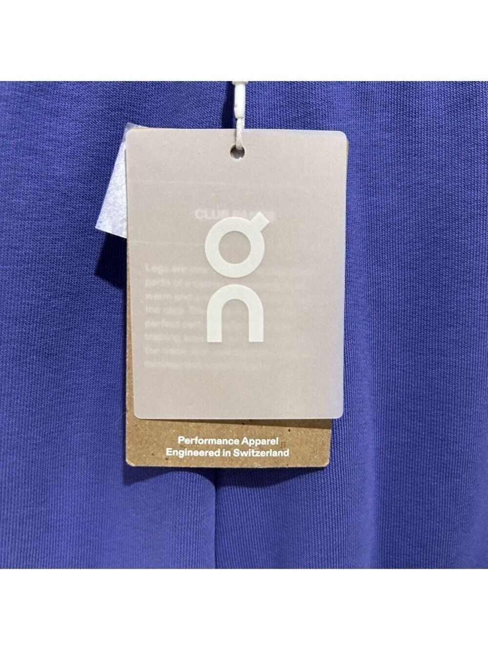 NWT On Cloud Club Sweatpants Purple/Iris Men’s Large Loose Fit - Picture 2 of 6